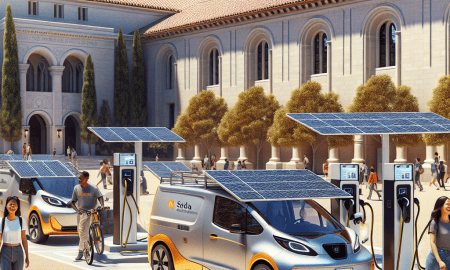 California university installs Paired Power solar EV chargers for electric maintenance vehicles