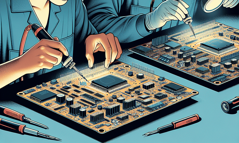 Picture Idea: Advanced Microsoldering Techniques Logi