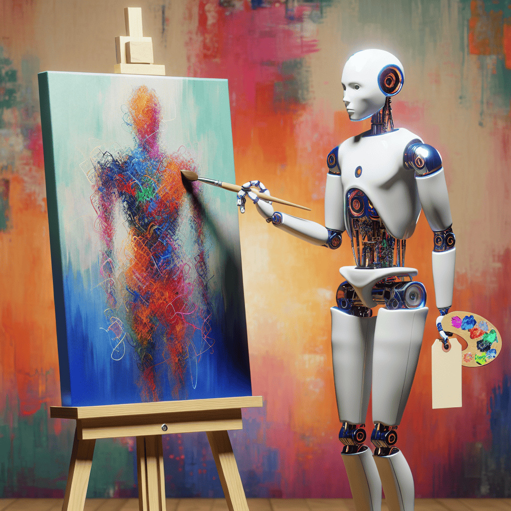 Ai-Da Robot Challenges Misconceptions About AI Art with $1 Million Painting