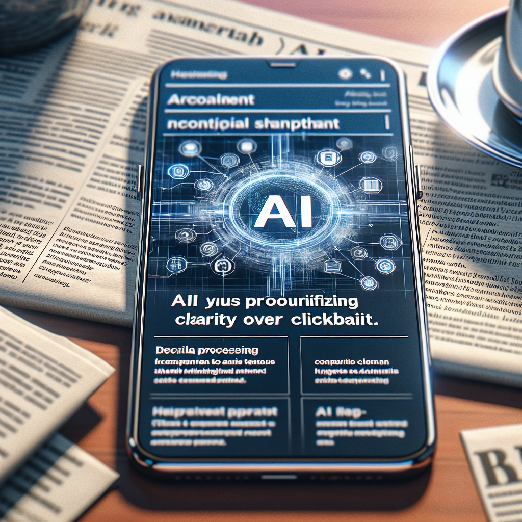 AI-Powered News App Prioritizes Clarity Over Clickbait