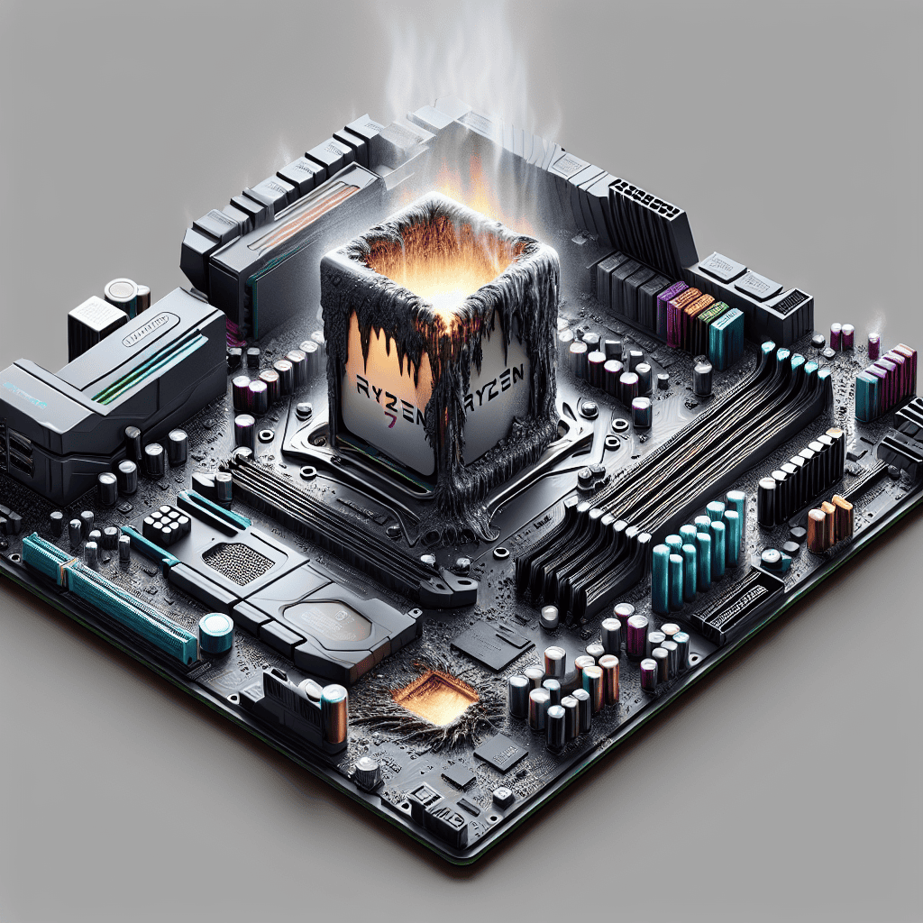 AMD Ryzen 7 9800X3D Overheats and Damages Motherboard