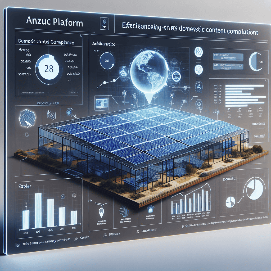 Anza Enhances Solar Panel Procurement Platform for Domestic Content Compliance Tracking