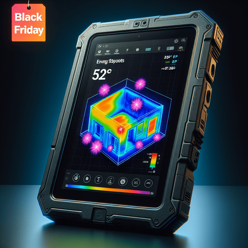 Discover Cold Spots and Save Energy with This 5G Rugged Tablet Featuring a Thermal Camera – Now on Black Friday Sale at Amazon