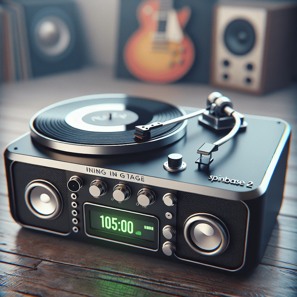 Discover SpinBase 2: The Compact Solution for Vinyl Lovers Without Space for an Amp and Speakers