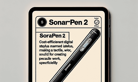 Discover the Budget-Friendly SonarPen 2: The Pressure-Sensitive iPad Stylus