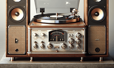 Discover the Ultimate All-in-One Turntable System with Stereo Speakers from Duke & Roy