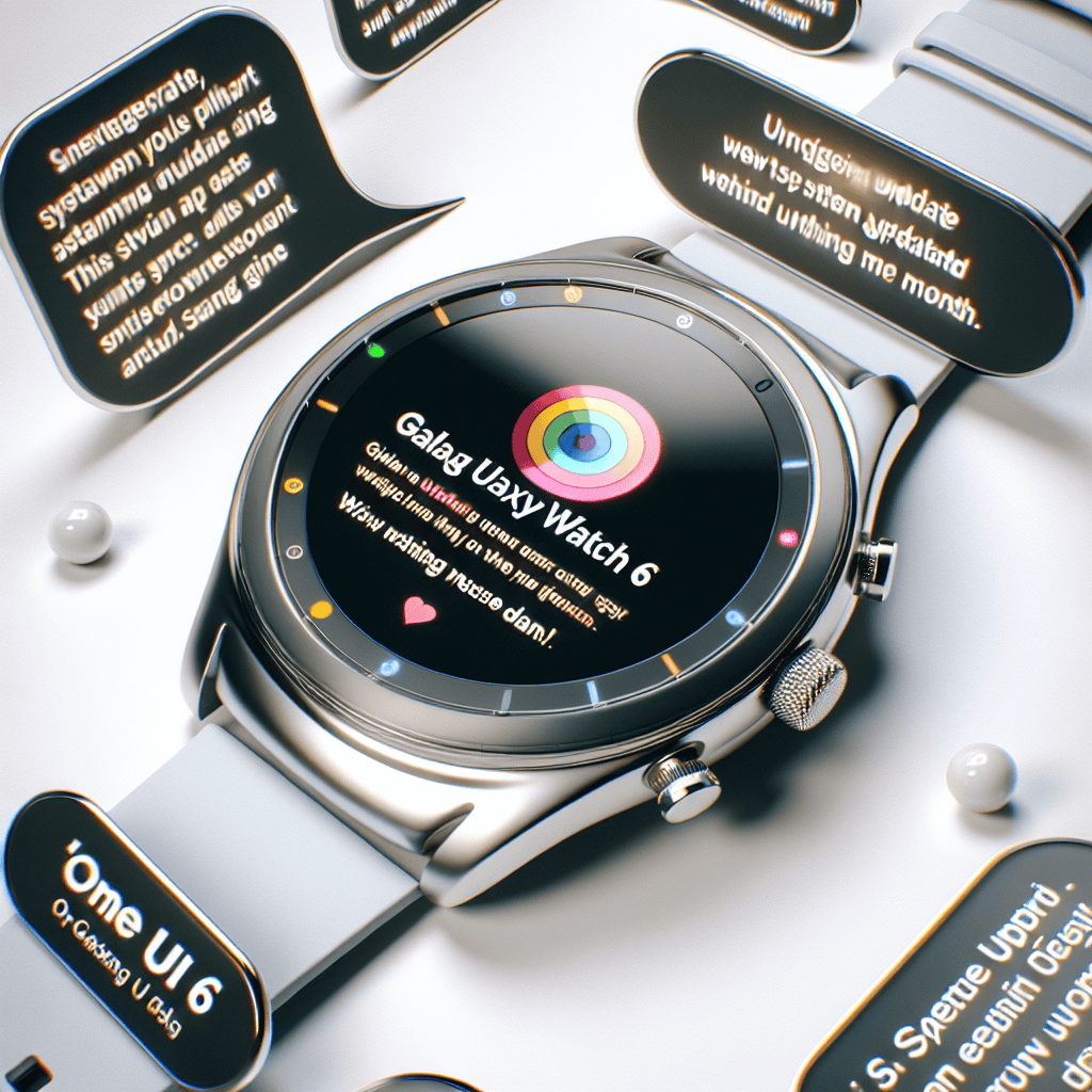 Galaxy Watch6 to Receive One UI 6 Watch Update This Month