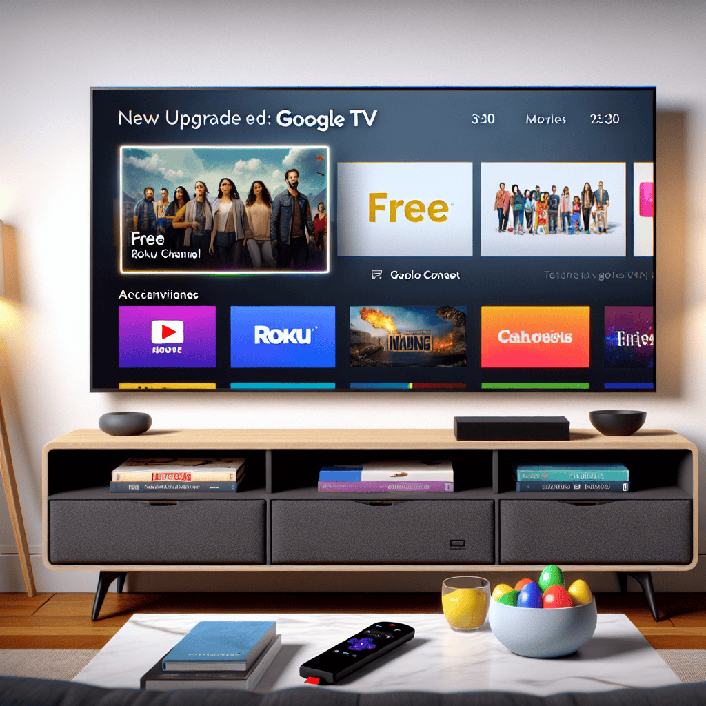 Google TV Receives Major Free Upgrade with New Roku Channel Features