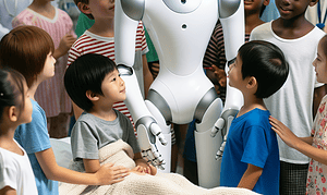 Honda's AI Robot Offers Comfort to Hospitalized Children During Treatments