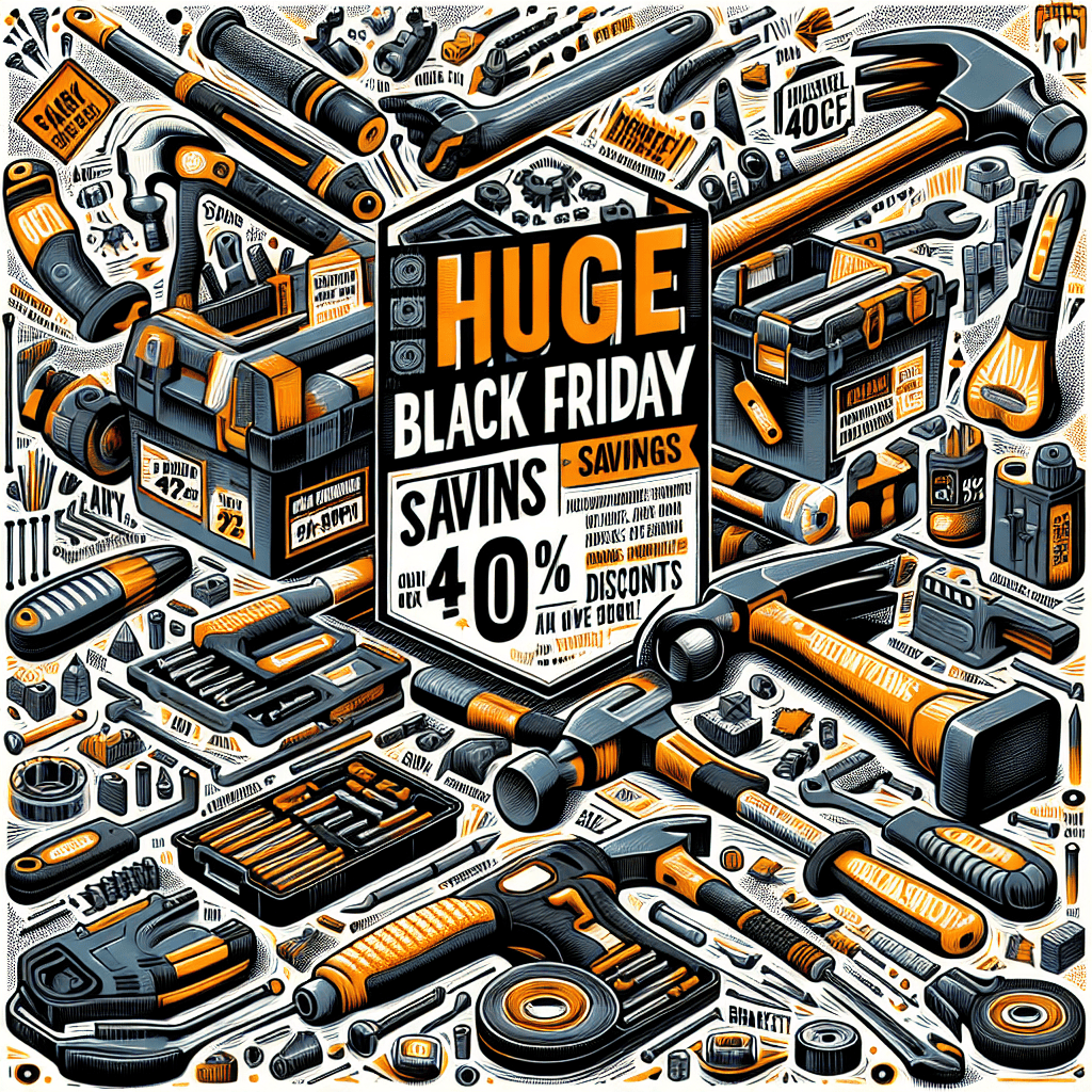 Huge Black Friday Savings: 40% Off Tools & Accessories at Home Depot