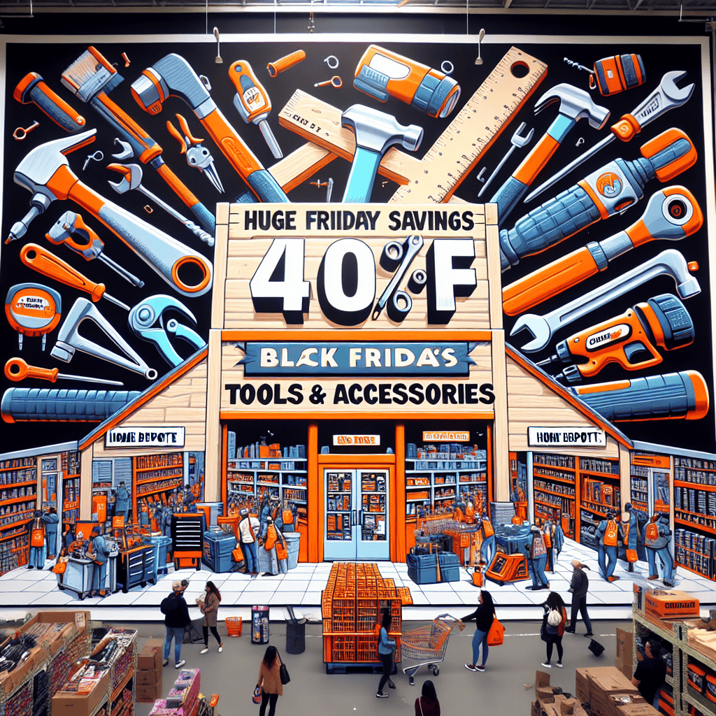 Huge Black Friday Savings: 40% Off Tools & Accessories at Home Depot