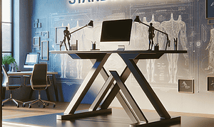 Innovative 4-Legged Standing Desk Offers a Vision for the Future of Home Office Furniture