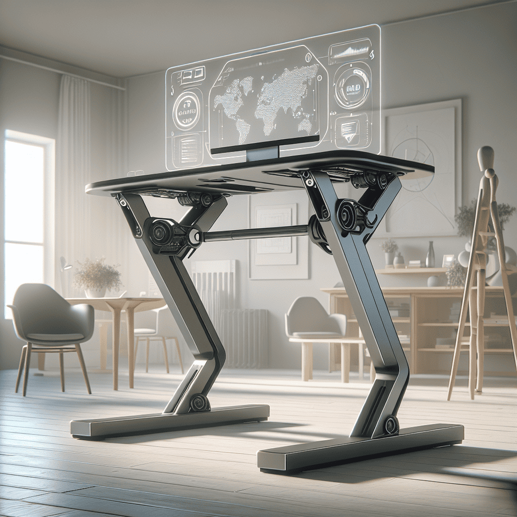 Innovative 4-Legged Standing Desk Offers a Vision for the Future of Home Office Furniture