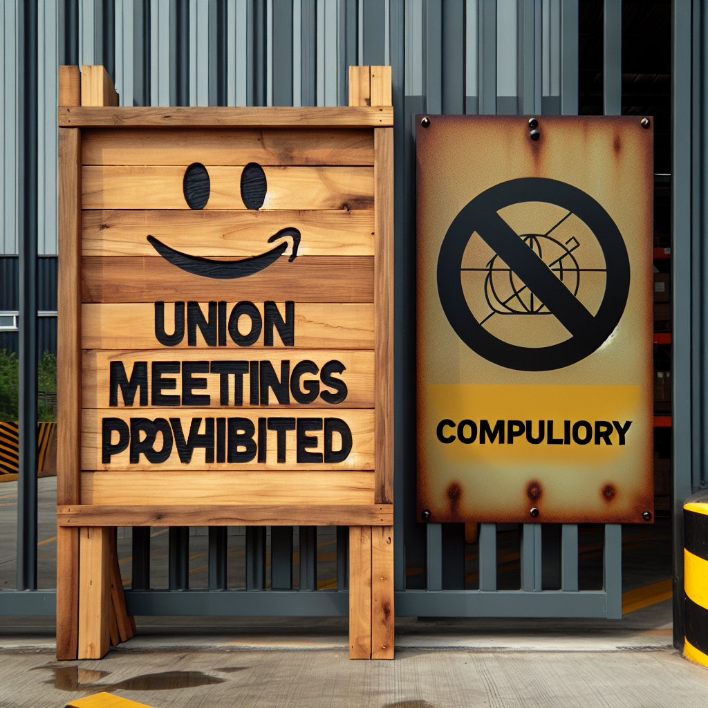 Labor Board Prohibits Amazon's Compulsory Anti-Union Meetings