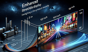 LG Unveils Enhanced Stretchable Display Expanding from 12" to 18"