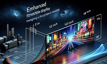 LG Unveils Enhanced Stretchable Display Expanding from 12" to 18"