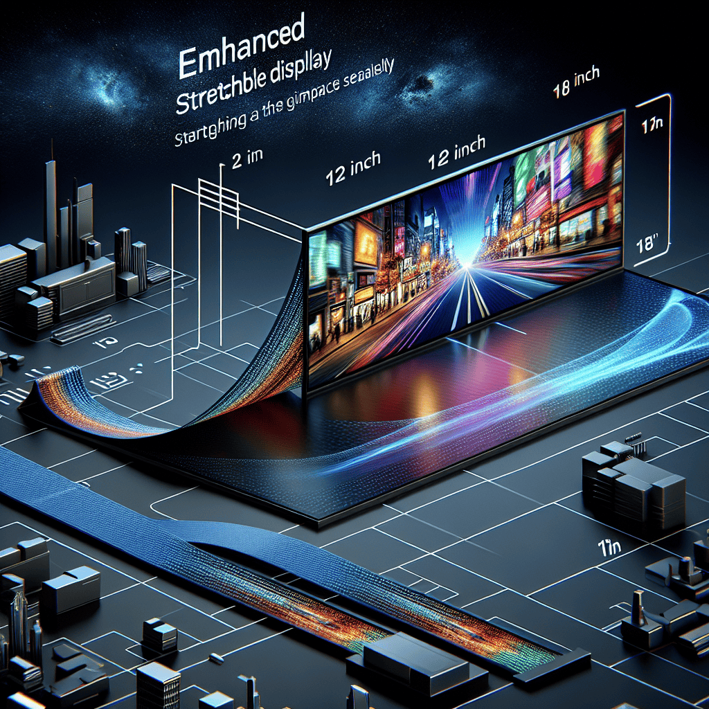 LG Unveils Enhanced Stretchable Display Expanding from 12" to 18"