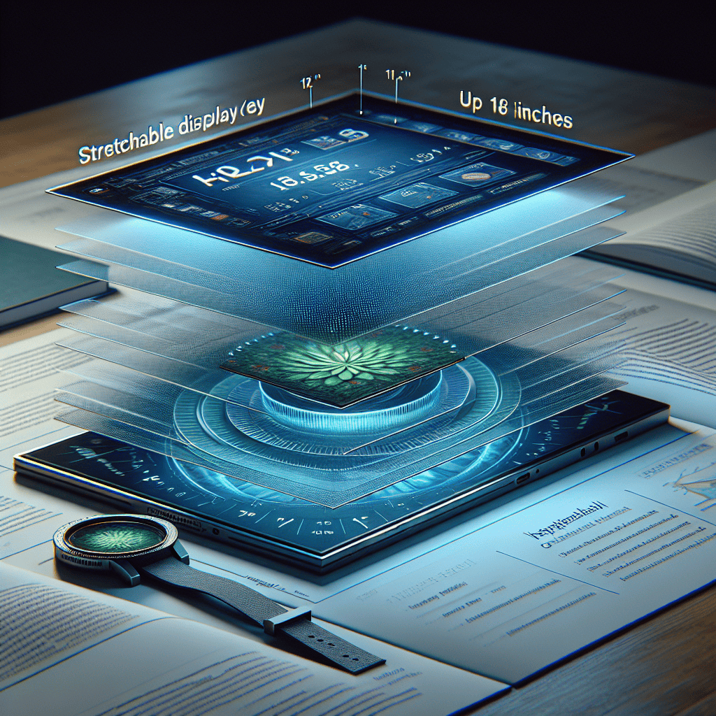 LG Unveils Enhanced Stretchable Display Expanding from 12