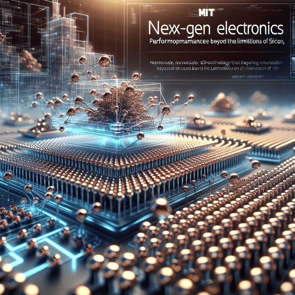 MIT Unveils Nanoscale 3D Transistors for Next-Gen Electronics Beyond Silicon Limits