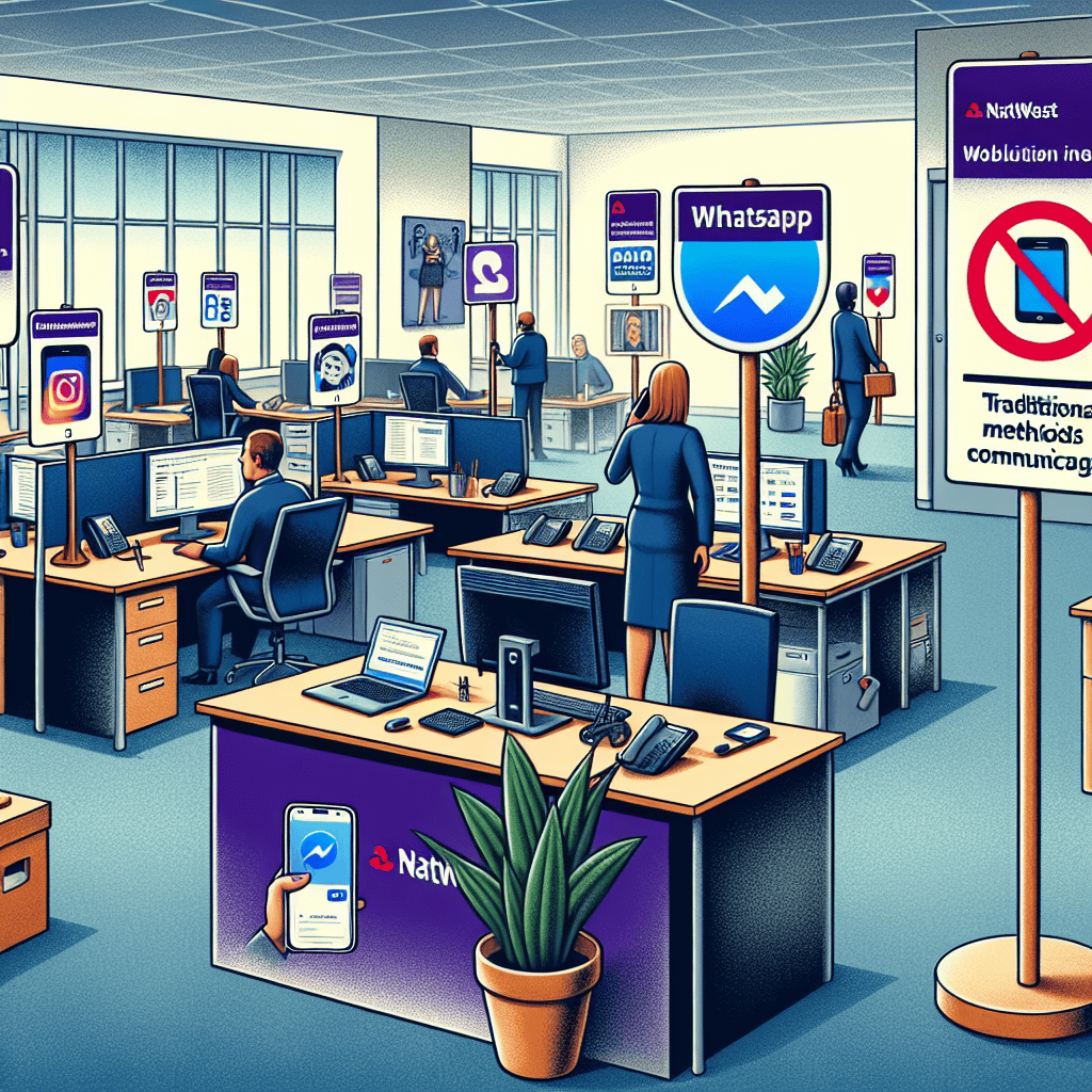 NatWest Prohibits Staff from Using Facebook Messenger and WhatsApp for Communication