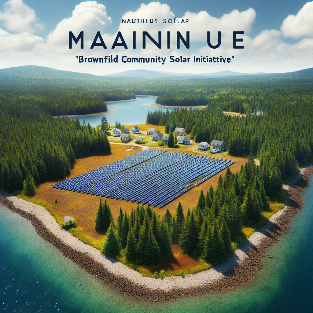 Nautilus Solar Finalizes Brownfield Community Solar Initiative in Maine