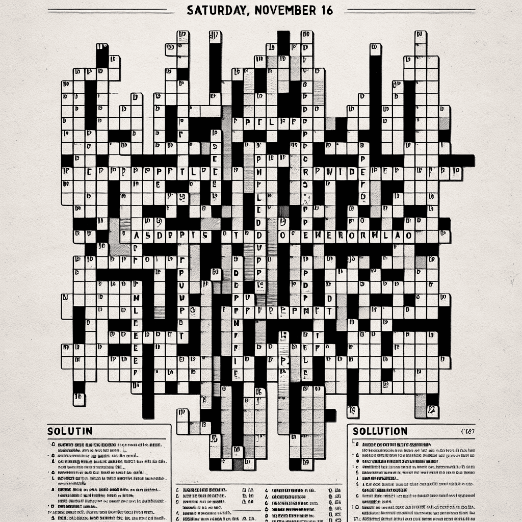 NYT Connections: Hints and Solutions for Saturday, November 16 (Game 524)