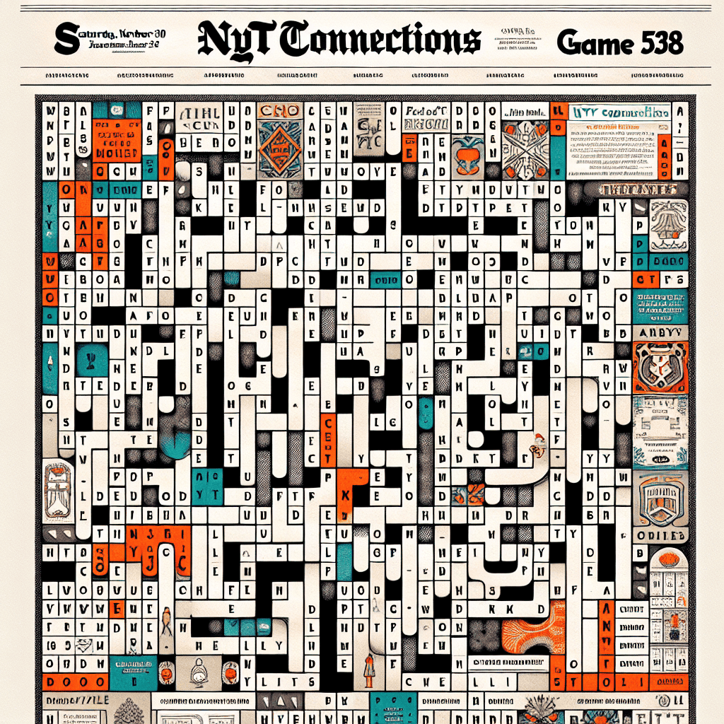 NYT Connections: Hints and Solutions for Saturday, November 30 (Game 538)