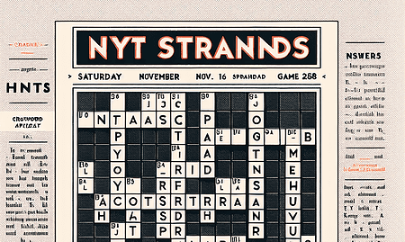 NYT Strands: Hints, Answers, and Spangram for Saturday, November 16 (Game 258)