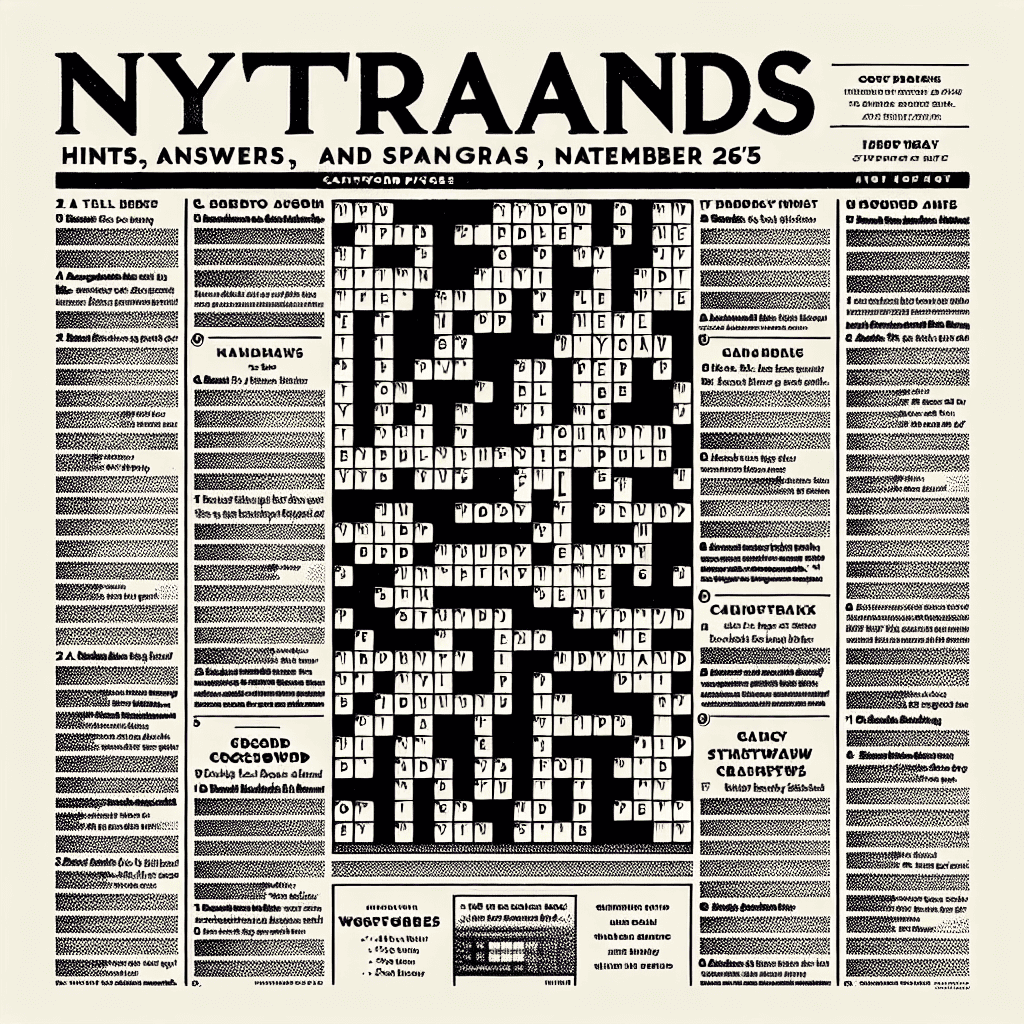 NYT Strands: Hints, Answers, and Spangram for Saturday, November 23 (Game 265)