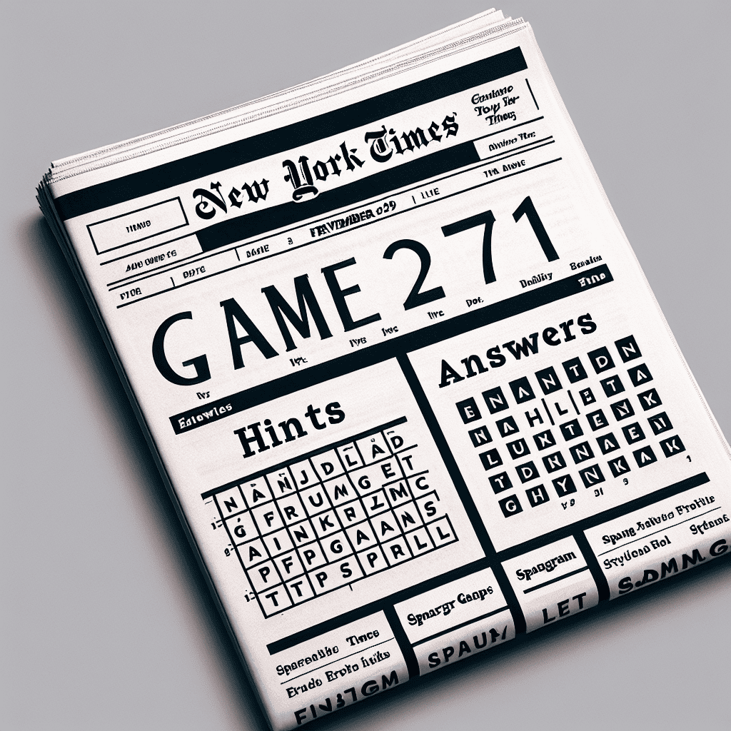 NYT Strands Today: Hints, Answers, and Spangram for Game 271 (Friday, November 29)