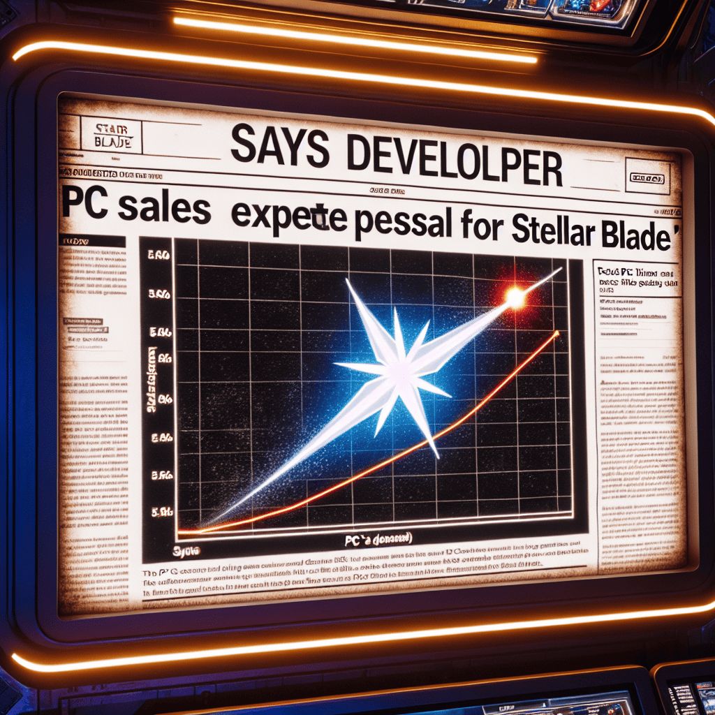 PC Sales Expected to Surpass PS5 for Stellar Blade, Says Developer