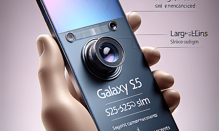 Samsung Galaxy S25 Slim to Feature Significant Camera Enhancement