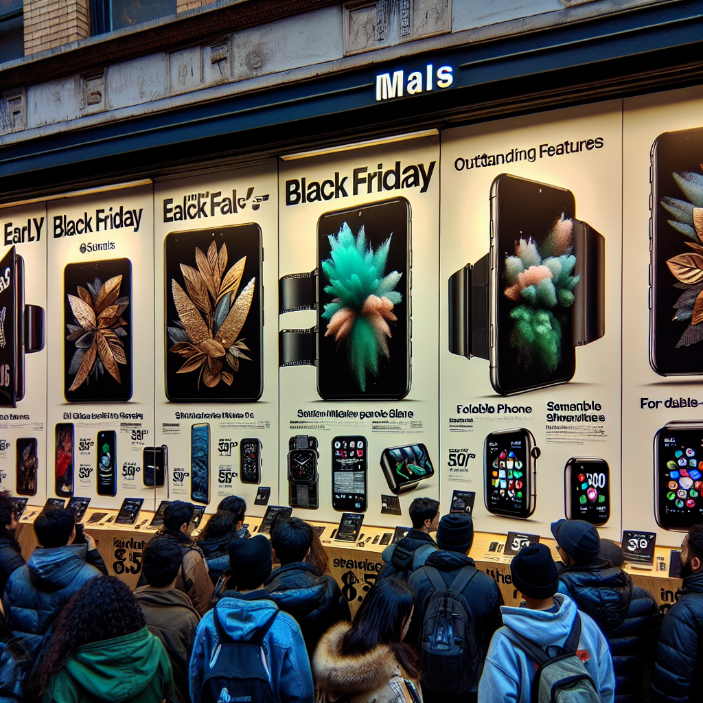 Samsung US Unveils Early Black Friday Deals on Galaxy S24, Z Fold6, Tablets, and Watches