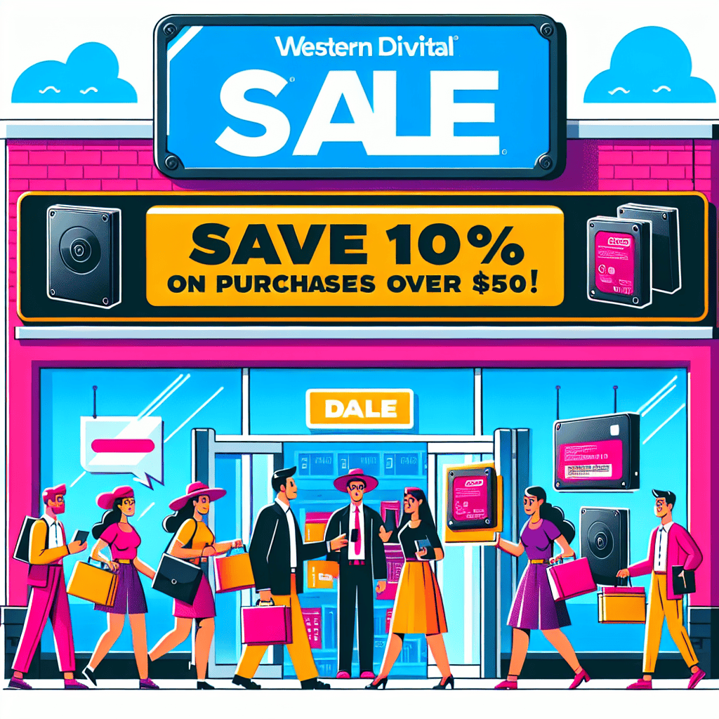 Save 10% on Western Digital Purchases Over $50 with Our Exclusive Code