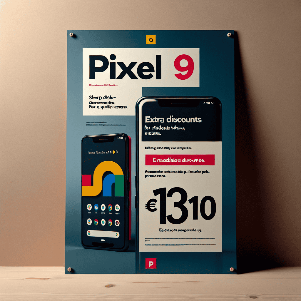 Save Big: Pixel 9 Phones Discounted by €130 Plus Extra Savings for Prime Students