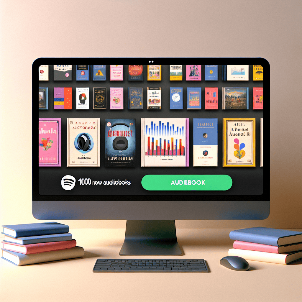 Spotify Expands Audiobook Collection with 1000 New Titles