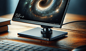 Ultra-Light 15.6-Inch Portable Monitor with Magnetic Stand: The Perfect On-the-Go Productivity Tool