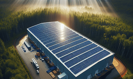 Verogy Installs 1.1-MW Solar Array on Maine Warehouse