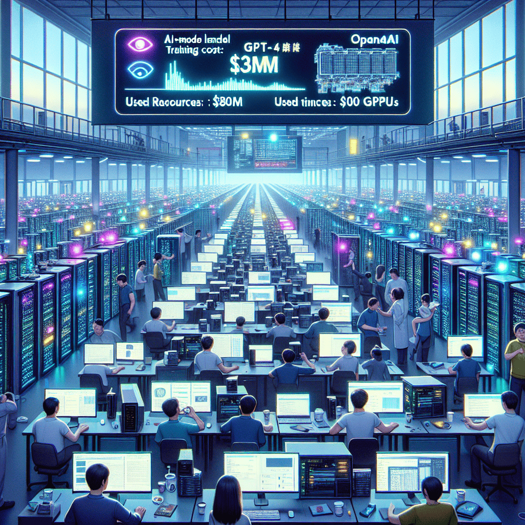 Chinese Firm Trains Rival AI Model for $3M with 2,000 GPUs, Compared to OpenAI's $80M-$100M for GPT-4