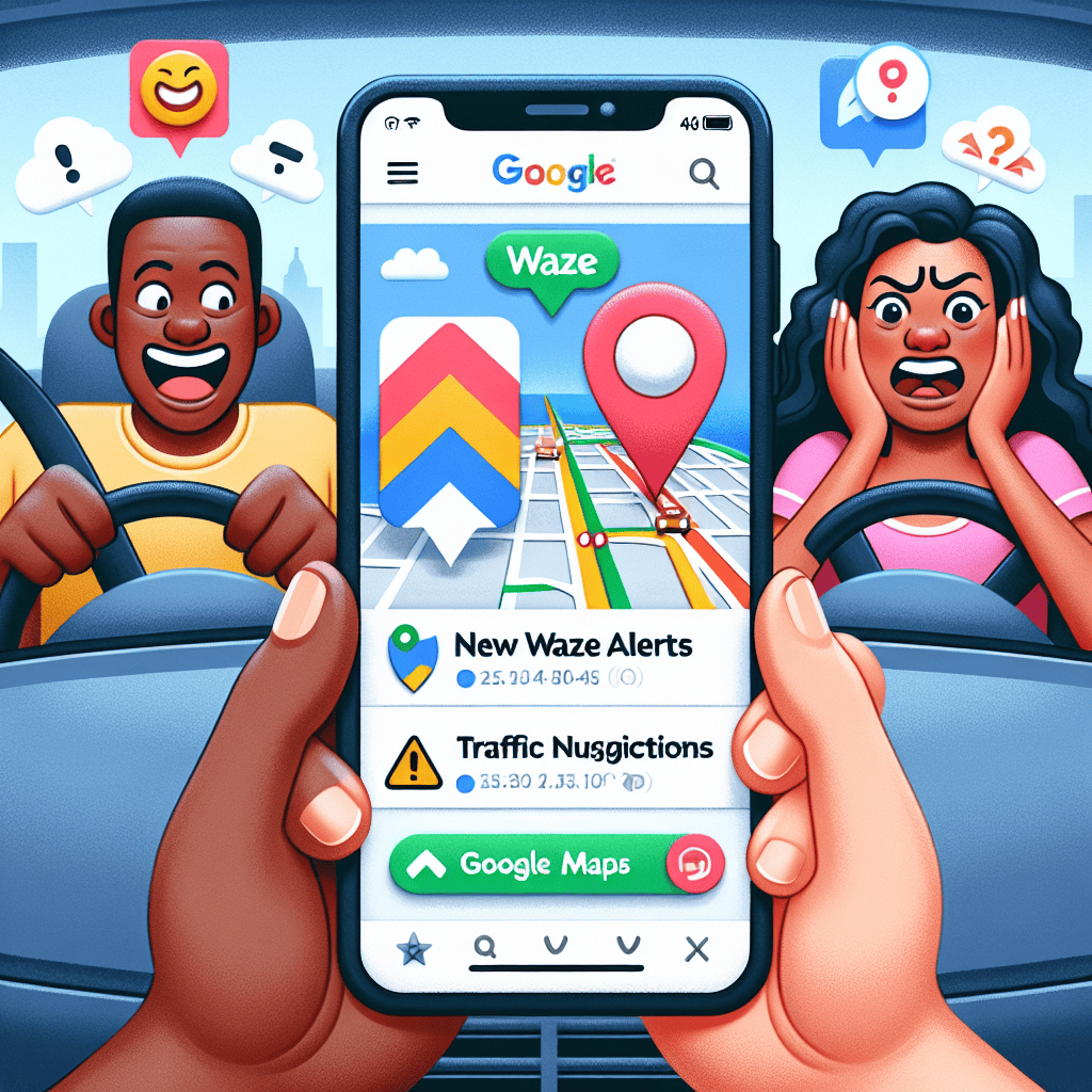 Google Maps Introduces Waze Alerts, Sparking Mixed Reactions from Drivers