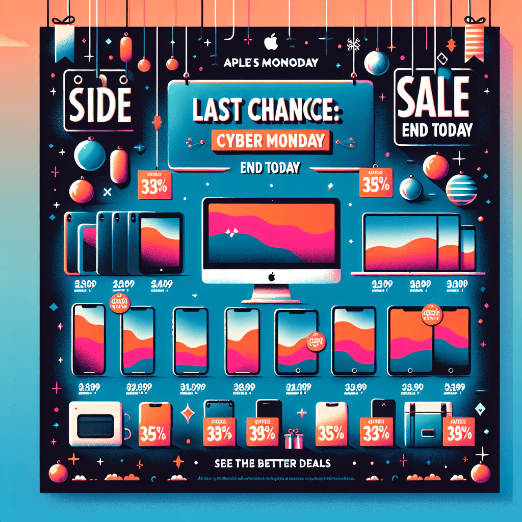 Last Chance: Apple's Cyber Monday Sales End Today – See the Full List and Better Deals