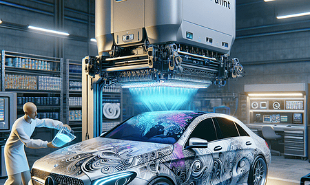 Mercedes' PixelPaint Technology: Revolutionizing Car Customization Like an Inkjet Printer