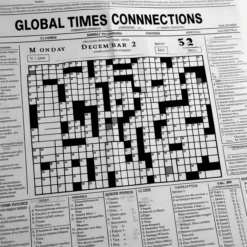 NYT Connections: Hints and Solutions for Monday, December 2 (Game 540)