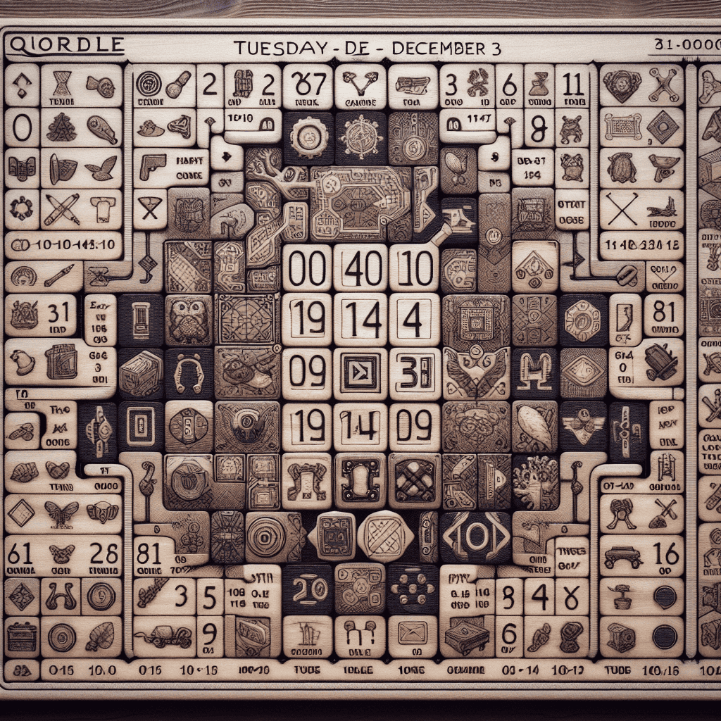 Quordle Hints and Solutions for Tuesday, December 3 (Game 1044)