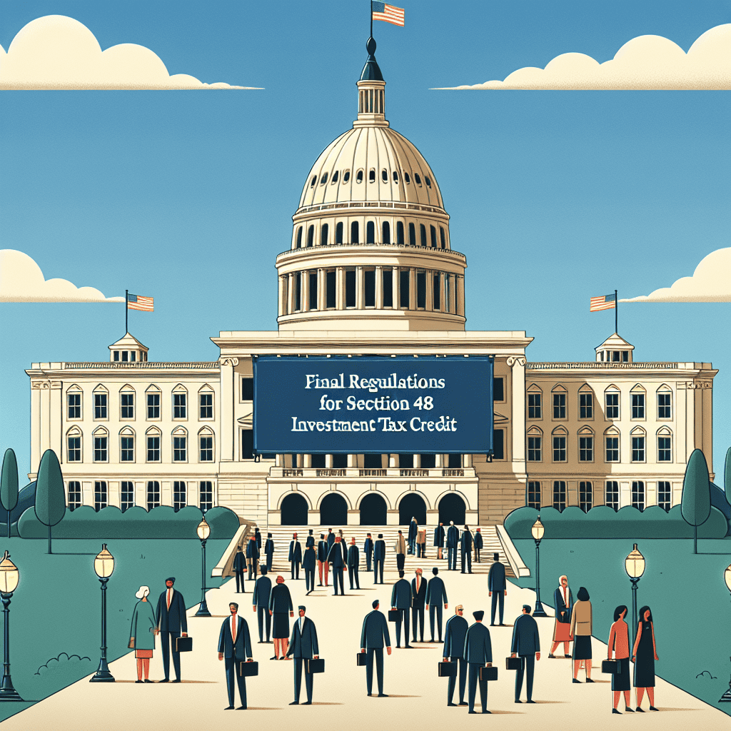 Treasury Unveils Final Regulations for Section 48 Investment Tax Credit