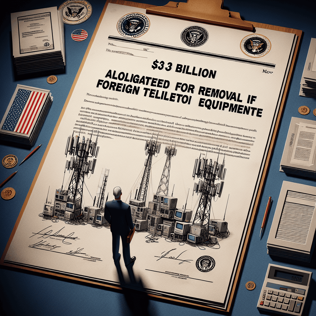 US Government Poised to Allocate $3 Billion for Removal of Chinese Telecom Equipment