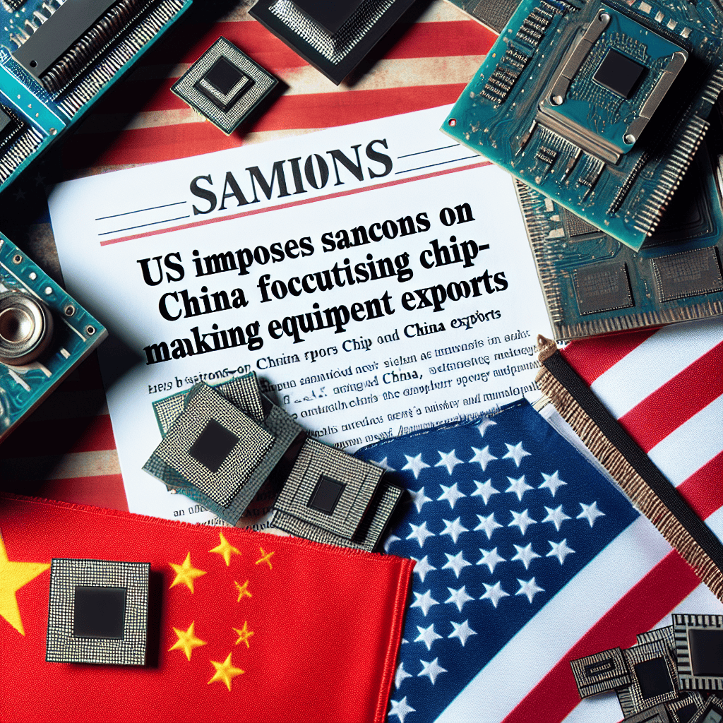 US Imposes New Sanctions on China Focusing on Chip-Making Equipment and Exports