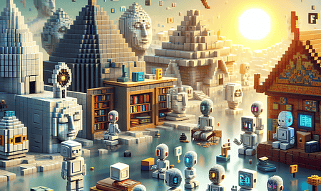 Virtual Faith: AI Characters Discover Religion in Minecraft