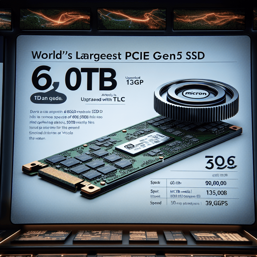 World's Largest PCIe Gen5 SSD Tested: 60TB Micron 6550 Ion Hits Nearly 13GBps with TLC Upgrade