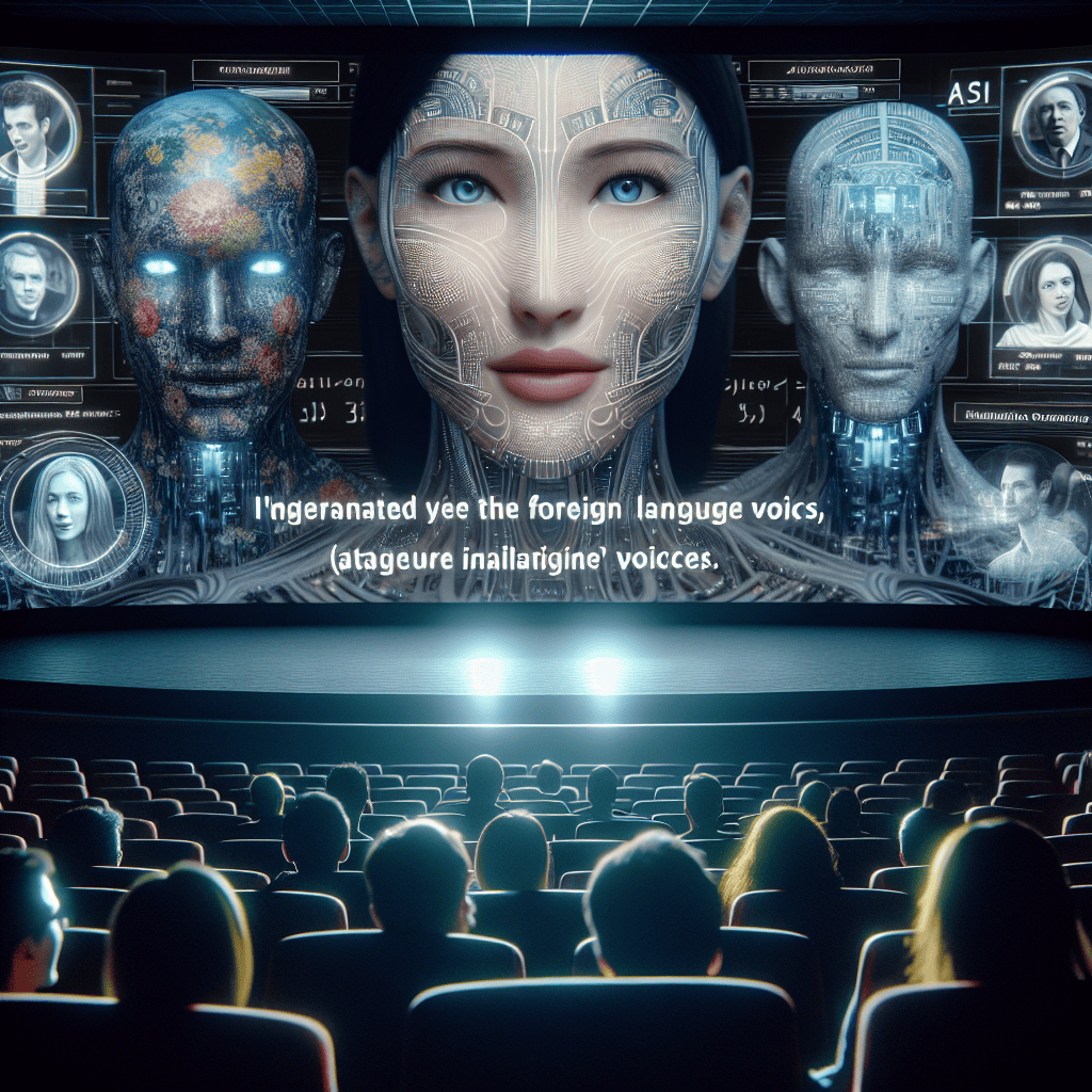 Would You Watch a Foreign Film with AI-Generated Voices of the Original Actors?